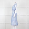 Rails Blue White Striped Cotton Tiered Dress