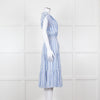 Rails Blue White Striped Cotton Tiered Dress