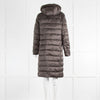 Rino & Pelle Khaki Puffa Coat With Faux Fur Hood