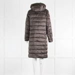 Rino & Pelle Khaki Puffa Coat With Faux Fur Hood