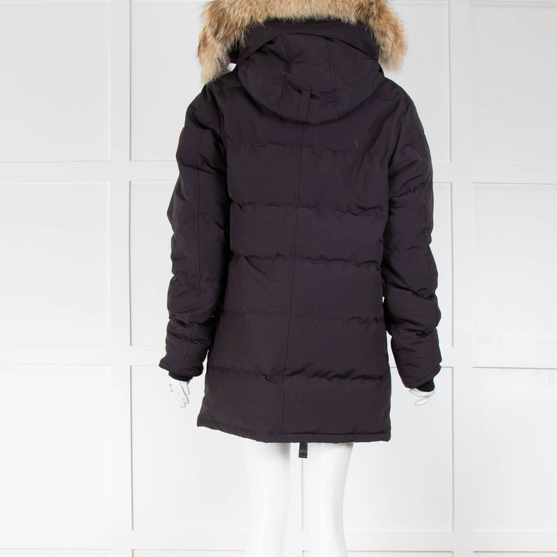 Canada Goose Mens Navy Carson Parka Coat