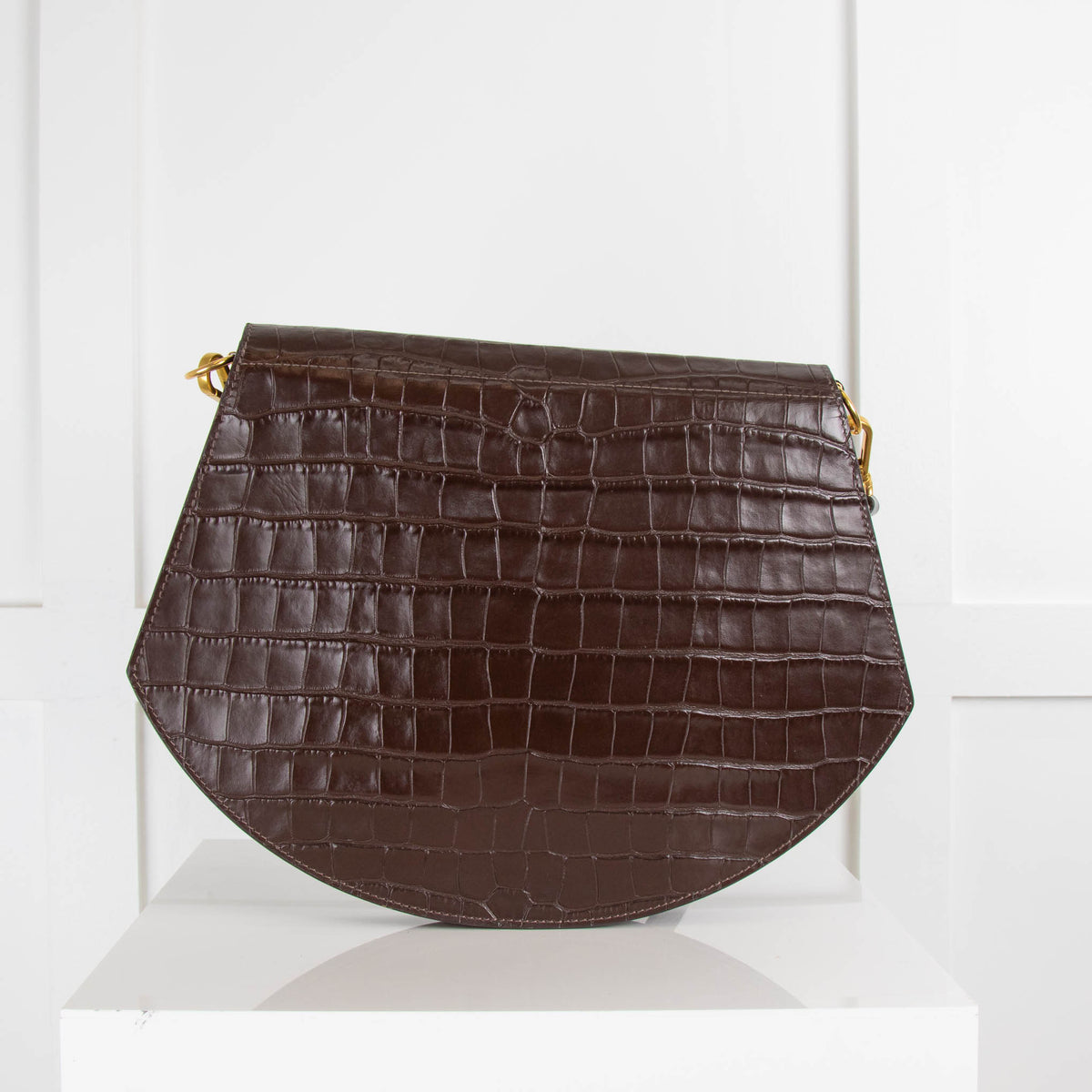 Wandler Brown Embossed Leather Cross Body Bag