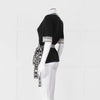 Chanel Black Cashmere Short Sleeve Logo Cardigan