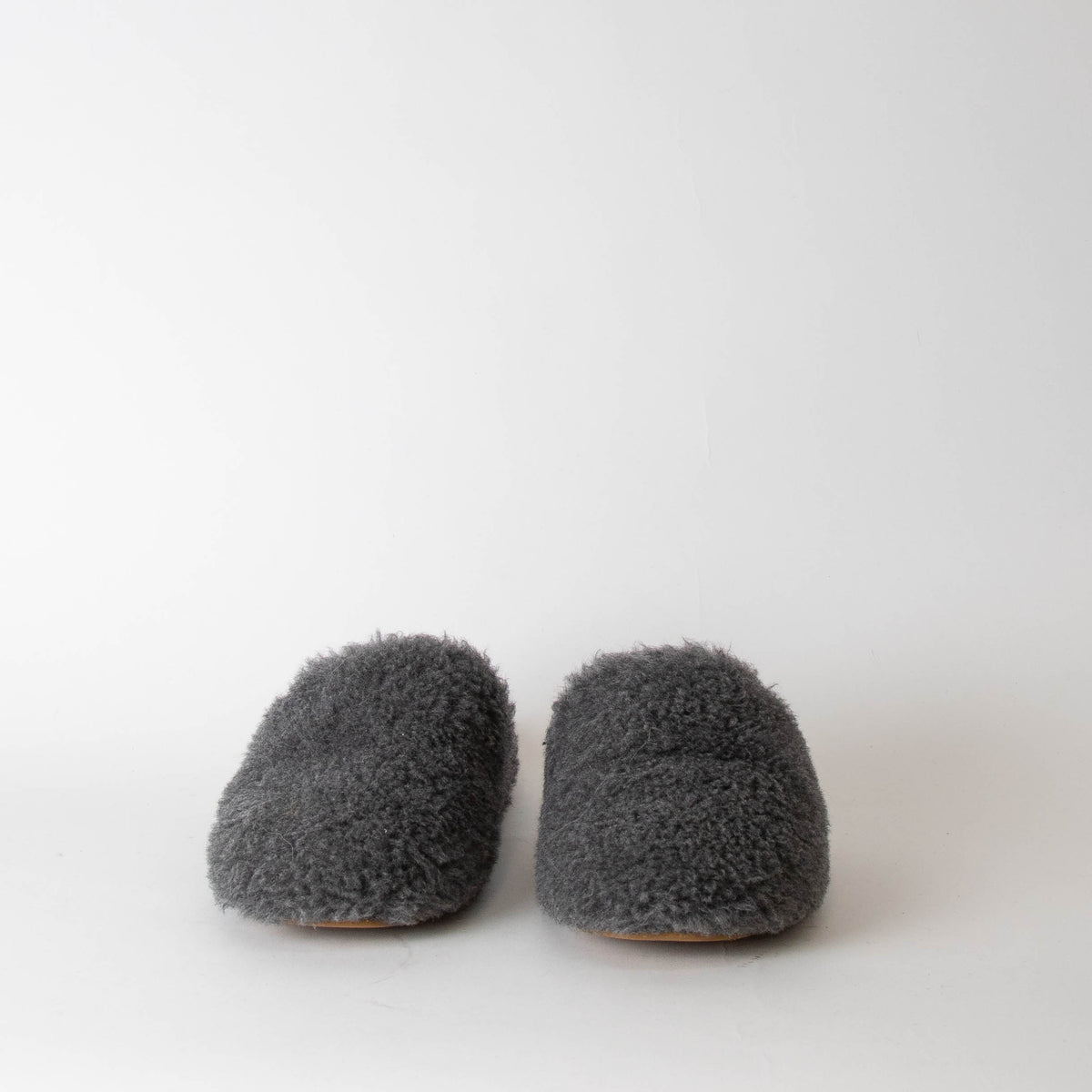 Max Mara Grey Teddy Slipper