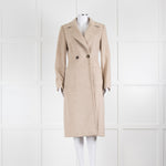 Escada Oatmeal 100% Cashmere Coat