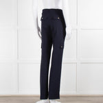 Me+Em Navy Blue Side Pockets Elasticated Waist Trousers