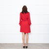 Claudie Pierlot Red Long Sleeve Shift Dress