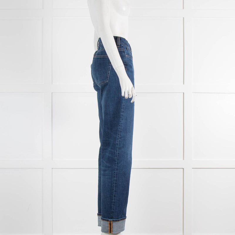 Me + Em Dark Wash Wide Leg Jeans