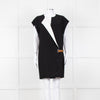 Barbara Bui Black Sleeveless Wrap Mini Dress