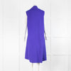 Maison Rabih Kayrouz Purple Sleeveless Belted Coat