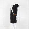 Barbara Bui Black Sleeveless Wrap Mini Dress