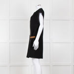 Barbara Bui Black Sleeveless Wrap Mini Dress