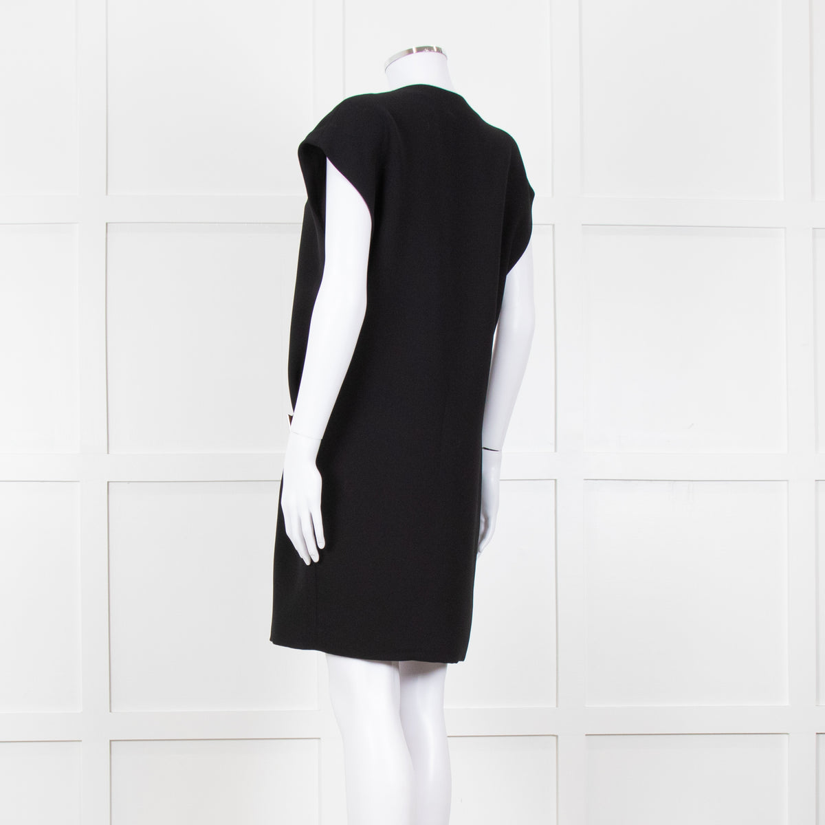 Barbara Bui Black Sleeveless Wrap Mini Dress