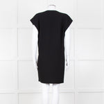 Barbara Bui Black Sleeveless Wrap Mini Dress