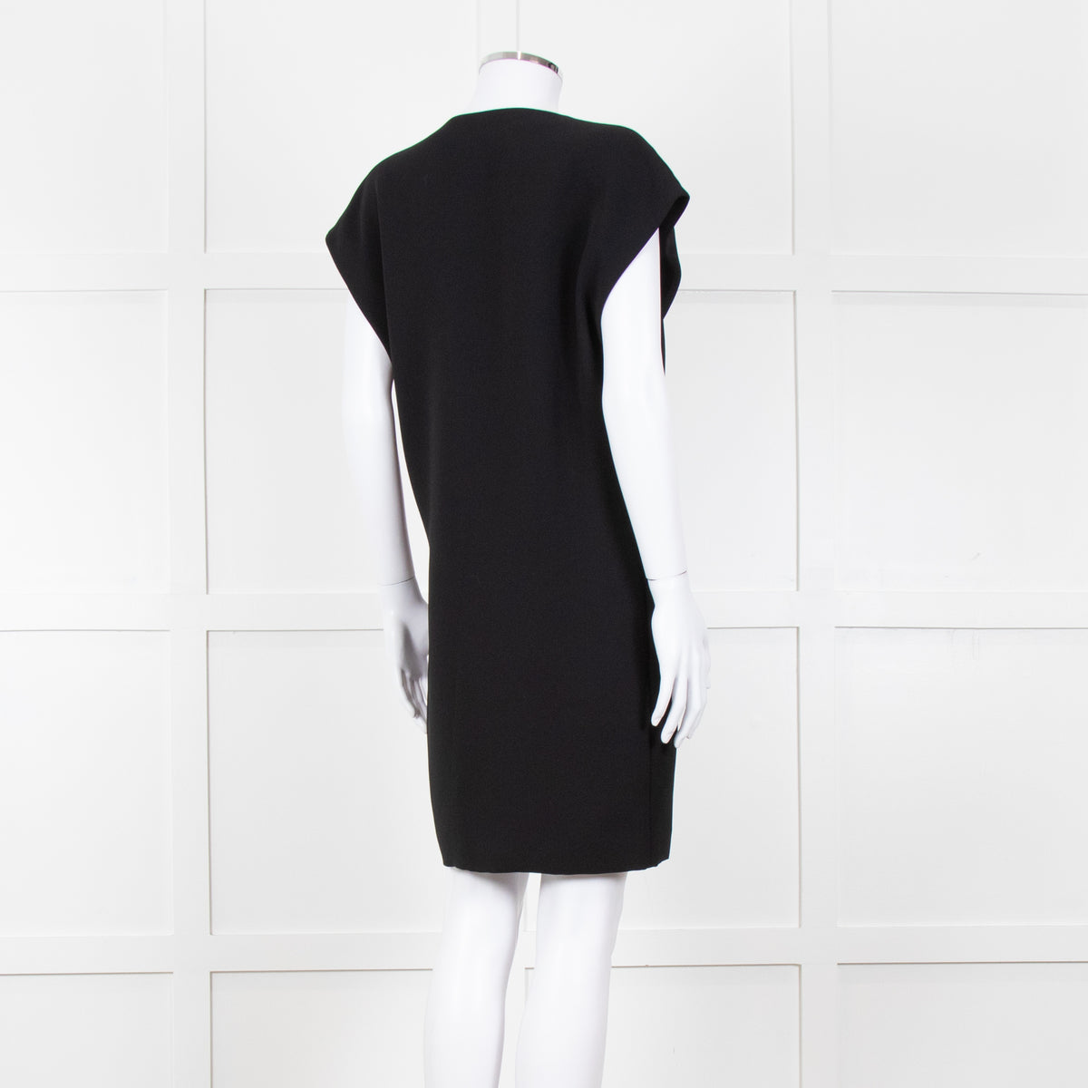 Barbara Bui Black Sleeveless Wrap Mini Dress