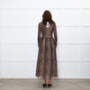 Ganni Leopard Mesh Maxi Dress