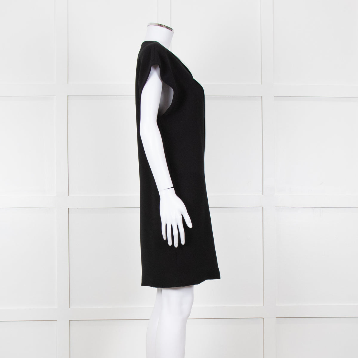 Barbara Bui Black Sleeveless Wrap Mini Dress