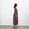 Ganni Leopard Mesh Maxi Dress