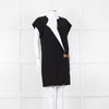 Barbara Bui Black Sleeveless Wrap Mini Dress