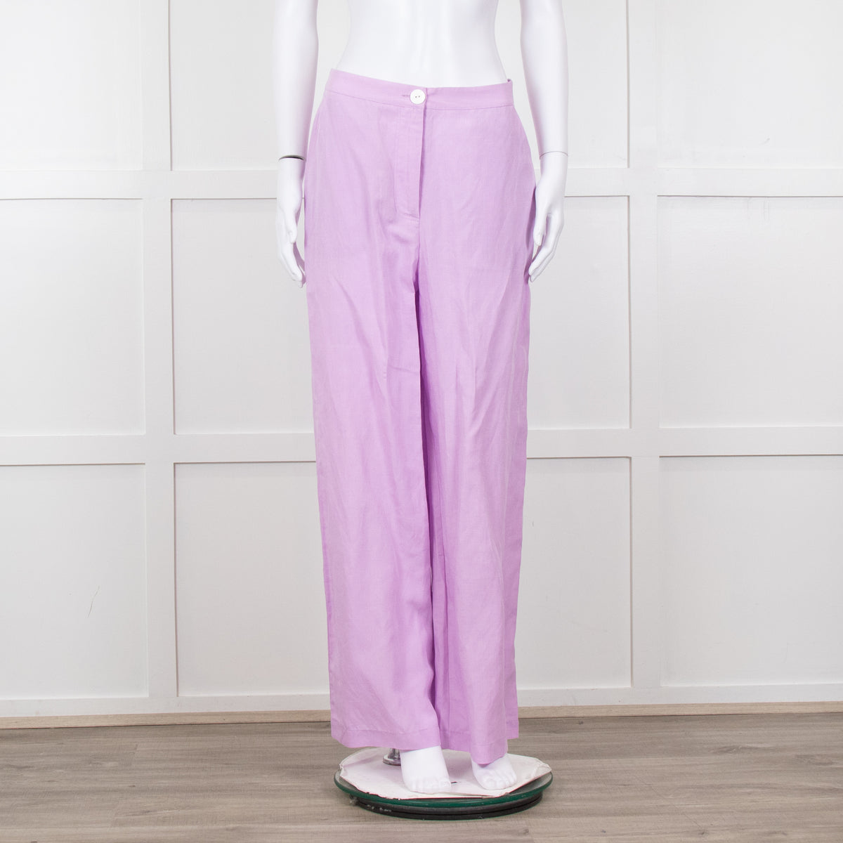 Kitri Lilac Linen Trousers