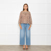 Doen Cream Floral Agotha Top