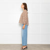 Doen Cream Floral Agotha Top