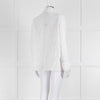 Thierry Colson White On White Print Pyjama Style Shirt