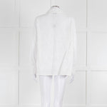 Thierry Colson White On White Print Pyjama Style Shirt
