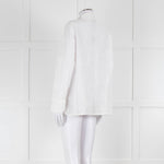 Thierry Colson White On White Print Pyjama Style Shirt