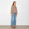 Doen Cream Floral Agotha Top
