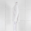 Thierry Colson White On White Print Pyjama Style Shirt
