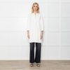 Paule Ka White Grosgrain Coat