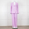 Kitri Lilac Linen Trousers