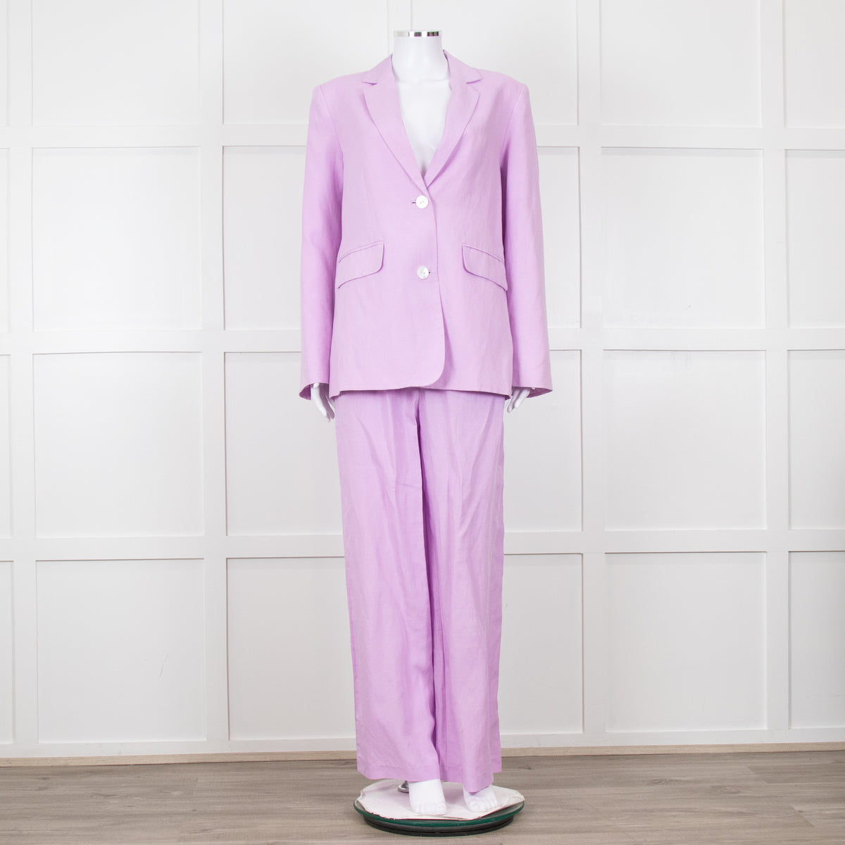 Kitri Lilac Linen Blazer Jacket