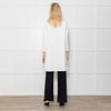 Paule Ka White Grosgrain Coat