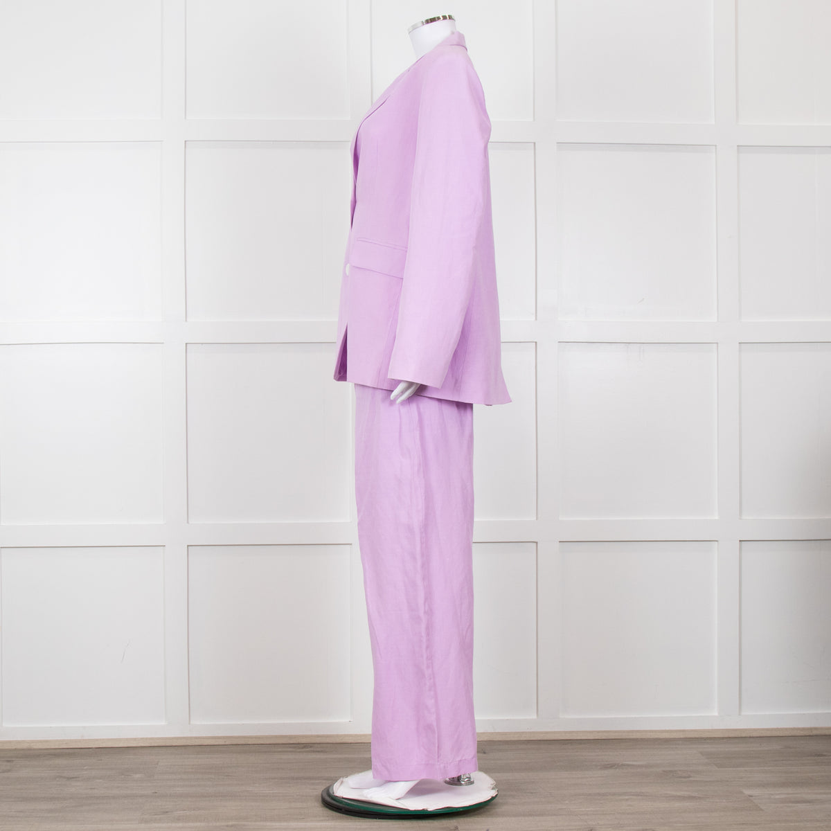 Kitri Lilac Linen Blazer Jacket