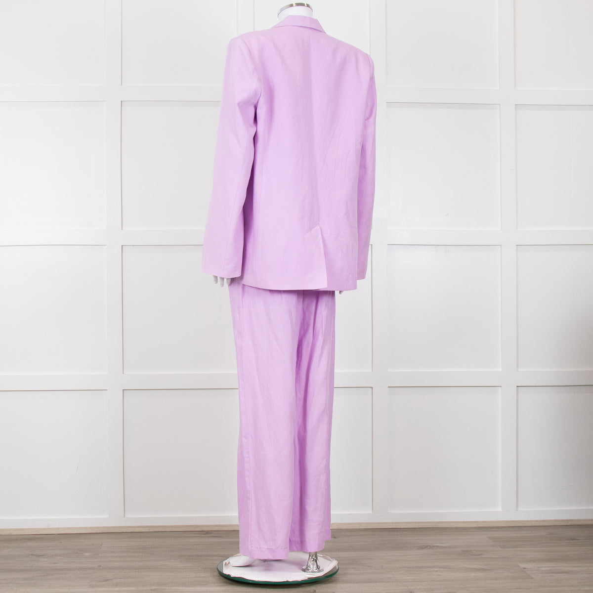 Kitri Lilac Linen Blazer Jacket