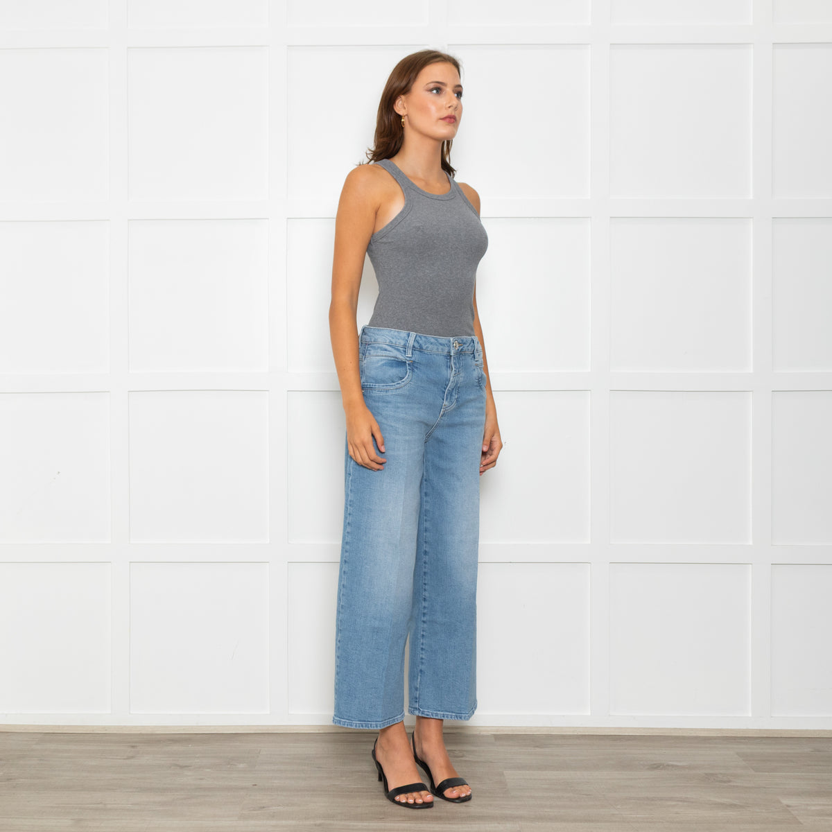 Mos Mosh Blue Callie Belle Wide Leg Jeans