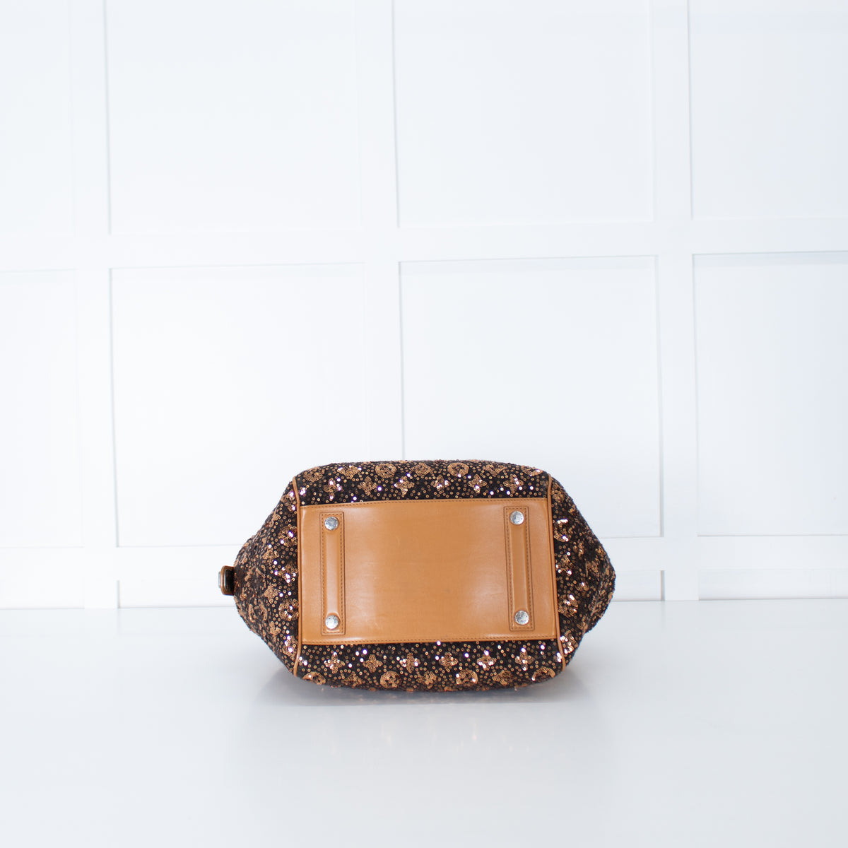 Louis Vuitton Monogram Sequin Sunshine Express North South Gold