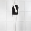 Frame Black Denim Diamante Raw Edge Mini Skirt