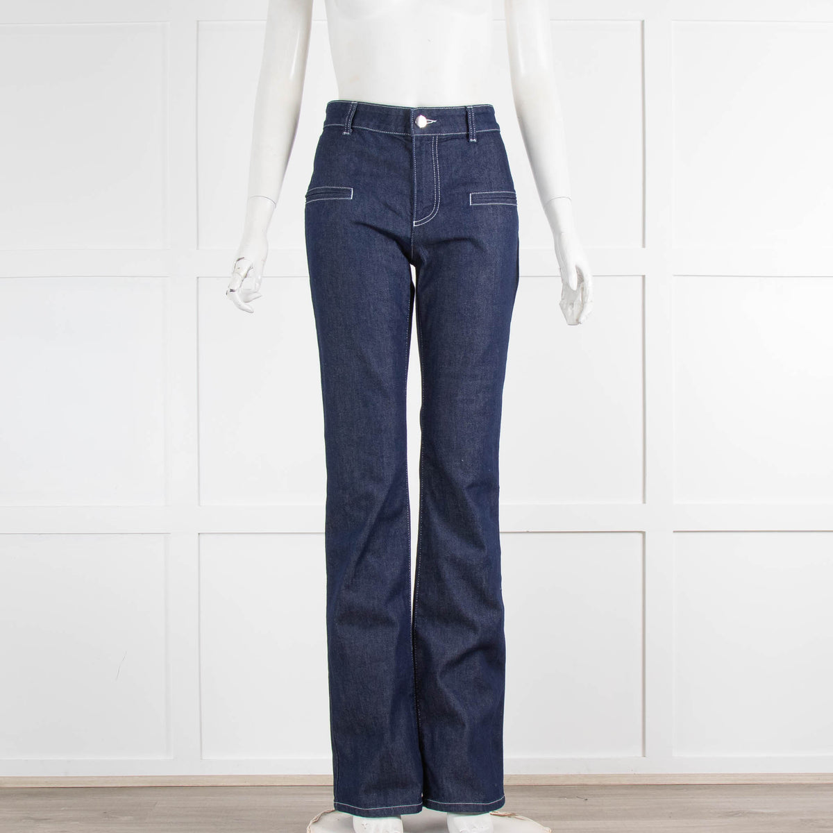 Altuzarra Dark Denim Flared Jeans