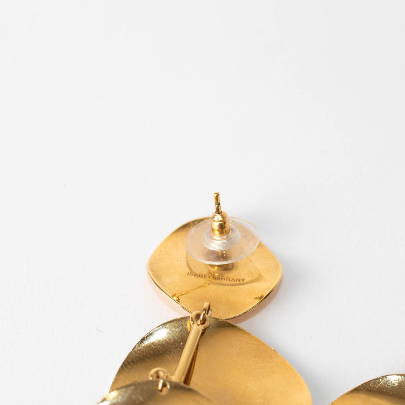 Isabel Marant Gold Jeanotte Circle Drop Earrings