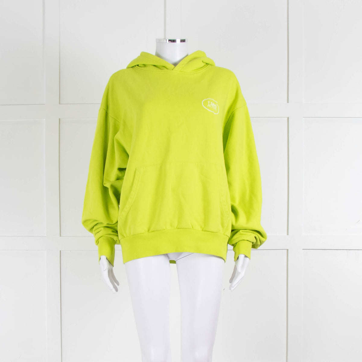 7 Days Active Neon Green Hoodie