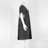 Baum Und Pferdgarten Black White Polka Dot Puff Sleeve Dress