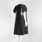 Baum Und Pferdgarten Black White Polka Dot Puff Sleeve Dress
