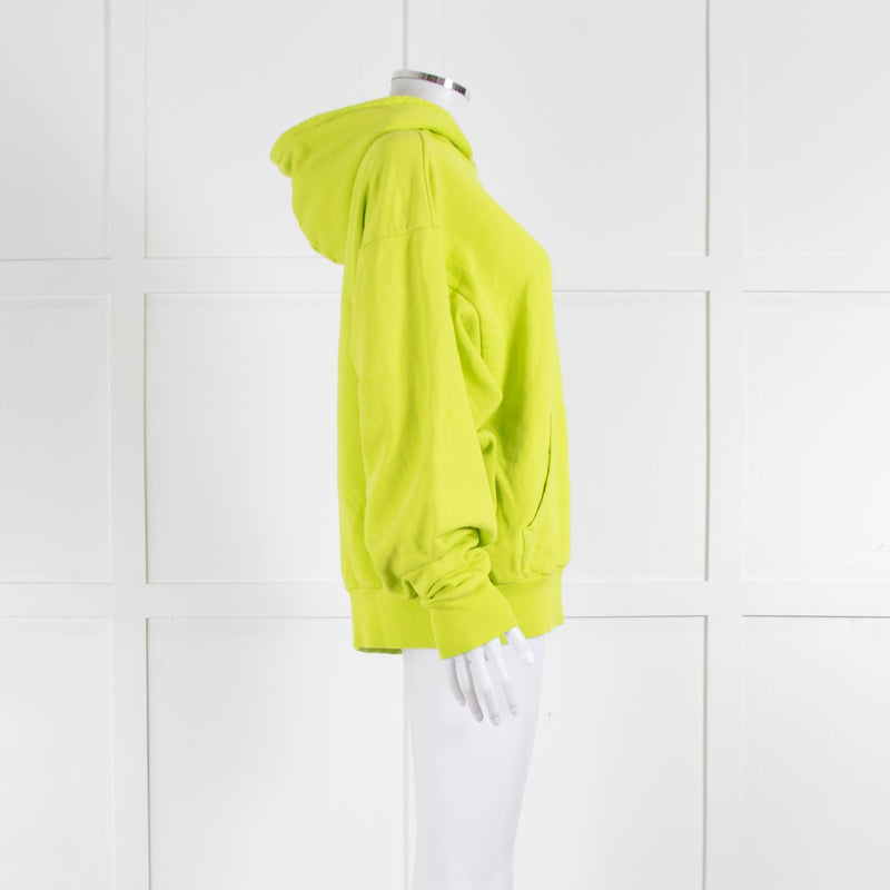 7 Days Active Neon Green Hoodie