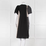 Baum Und Pferdgarten Black White Polka Dot Puff Sleeve Dress