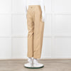 Twinset Beige Cotton Straight Leg Trousers