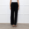 The Upside Black Athletic Trousers with Side Stripe