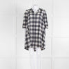 Baum Und Pferdgarten Navy White Checked Tunic Dress